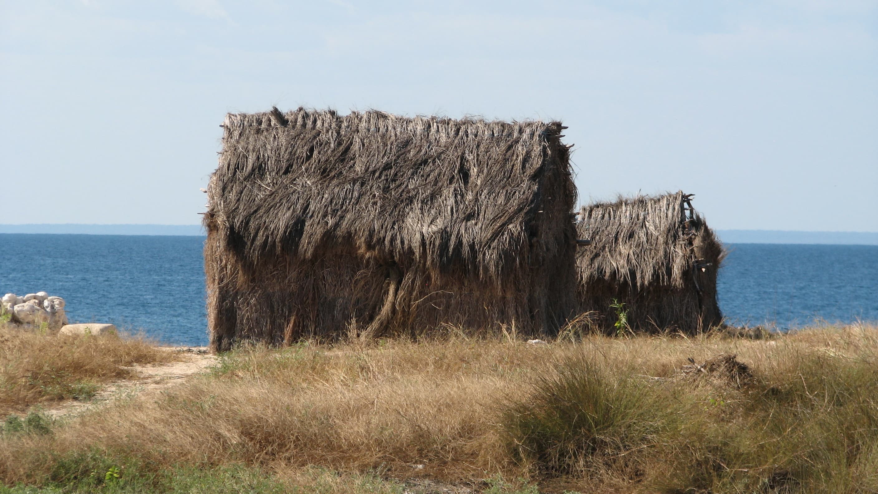 Maisons de pêcheurs aux îles Barren