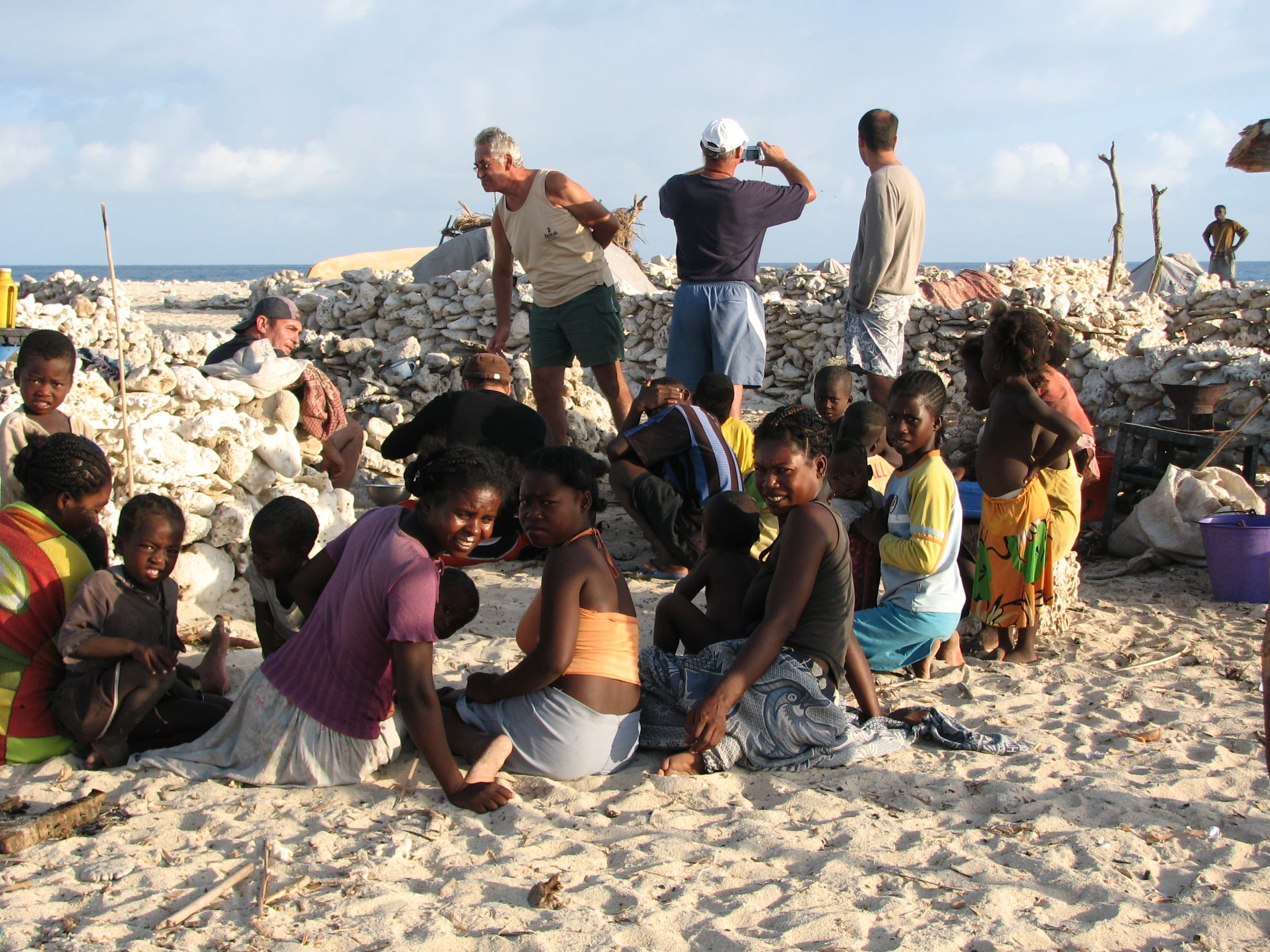 Scène de vie sur les îles de Belo sur Mer